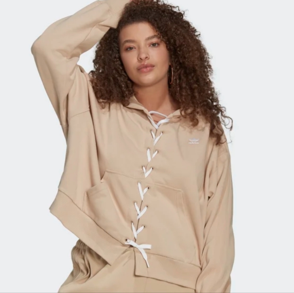 ADIDAS plus size set (hoodie and pants)
